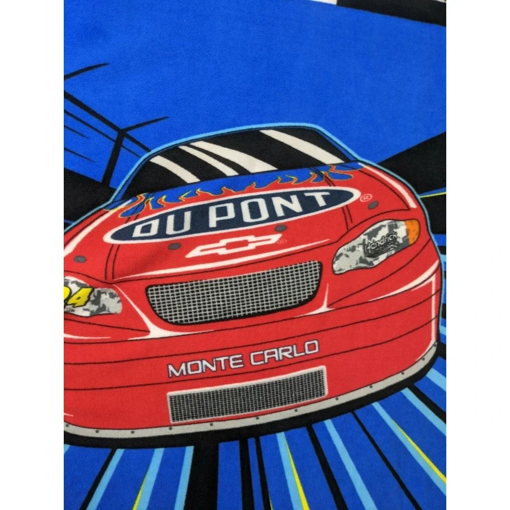 Nascar Jeff Gordon Fleece‎ Blanket About 51 x59 Inch #24